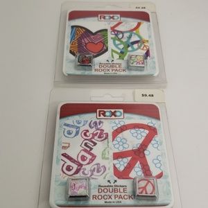 2X Double Rocx Pac peace dance love charms